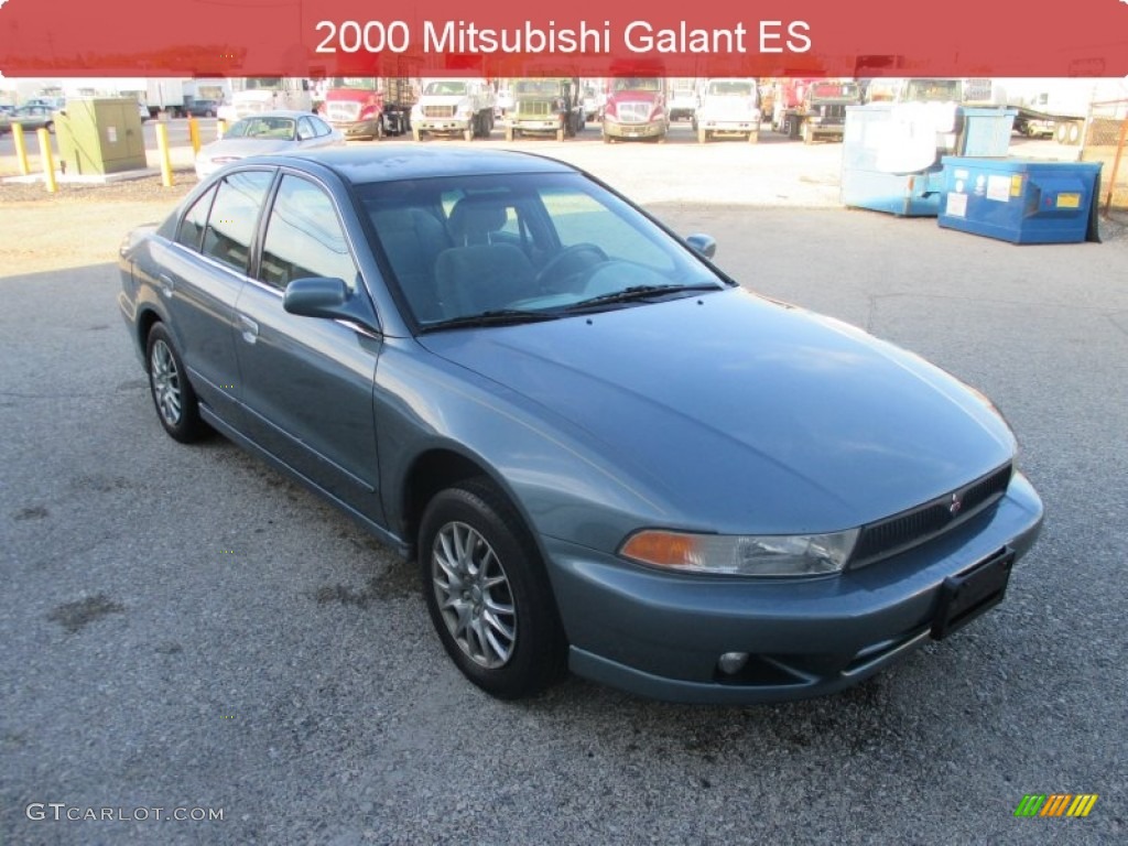 2000 Galant ES - Tampa Blue Pearl / Gray photo #1