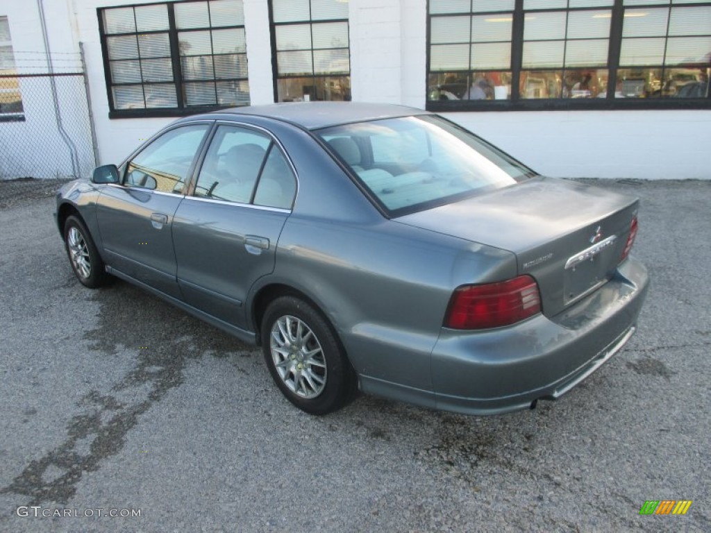 2000 Galant ES - Tampa Blue Pearl / Gray photo #9