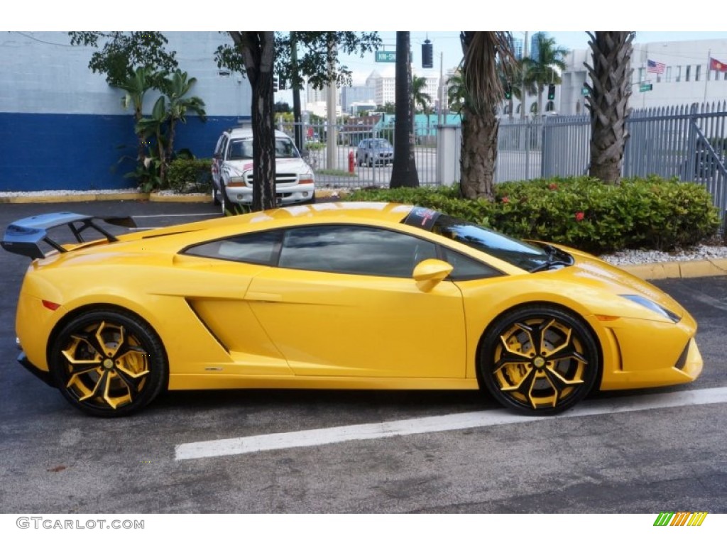 Giallo Halys (Yellow) 2009 Lamborghini Gallardo LP560-4 Coupe Exterior Photo #98589589