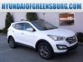 2015 Frost White Pearl Hyundai Santa Fe Sport 2.4 AWD  photo #1