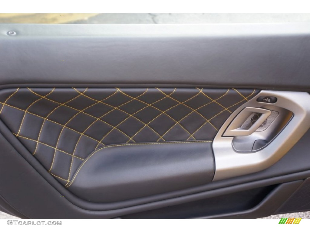 2009 Lamborghini Gallardo LP560-4 Coupe Nero Perseus Door Panel Photo #98589799