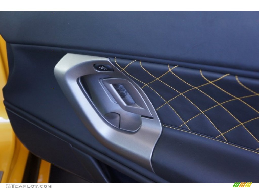 2009 Lamborghini Gallardo LP560-4 Coupe Nero Perseus Door Panel Photo #98590075