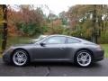 2013 Agate Grey Metallic Porsche 911 Carrera Coupe  photo #3