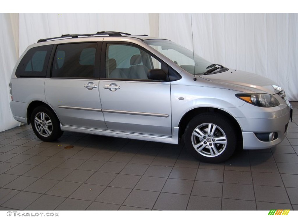 2005 MPV LX - Sunlight Silver Metallic / Gray photo #6