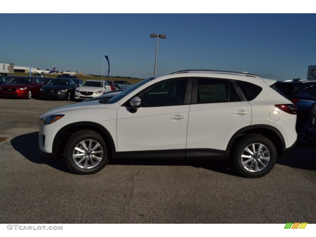 2015 CX-5 Touring - Crystal White Pearl Mica / Sand photo #2