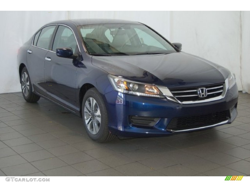 Obsidian Blue Pearl 2015 Honda Accord LX Sedan Exterior Photo #98591434