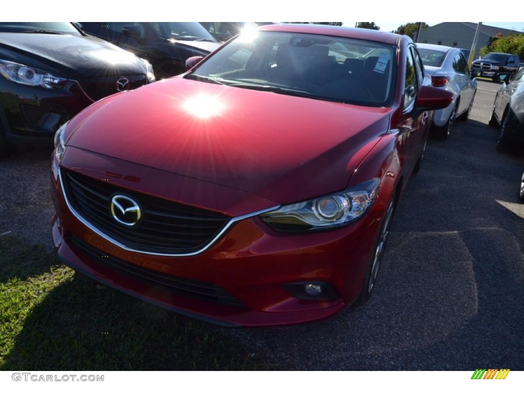 2015 Mazda6 Grand Touring - Soul Red Metallic / Black photo #1