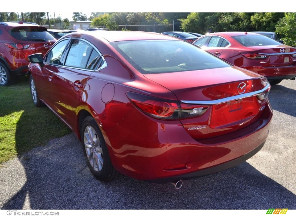 2015 MAZDA3 i Touring 4 Door - Soul Red Metallic / Black photo #2