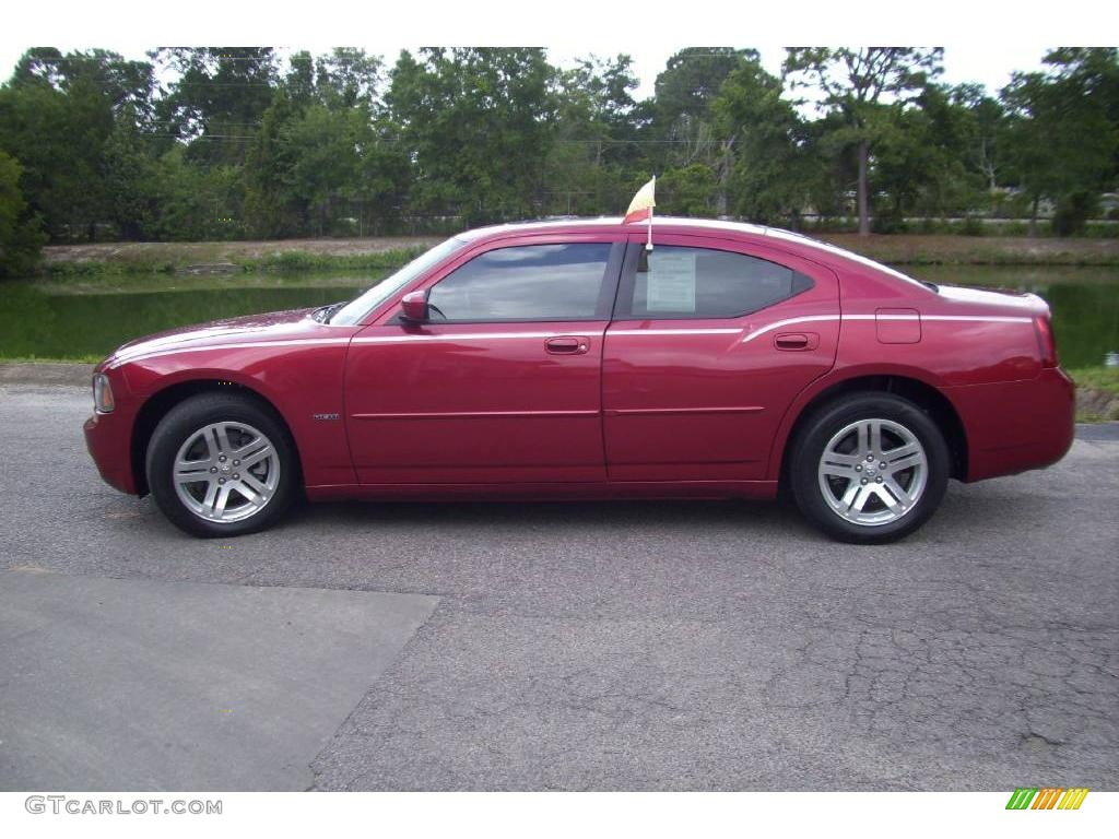 2006 Charger R/T - Inferno Red Crystal Pearl / Dark Slate Gray/Light Slate Gray photo #1