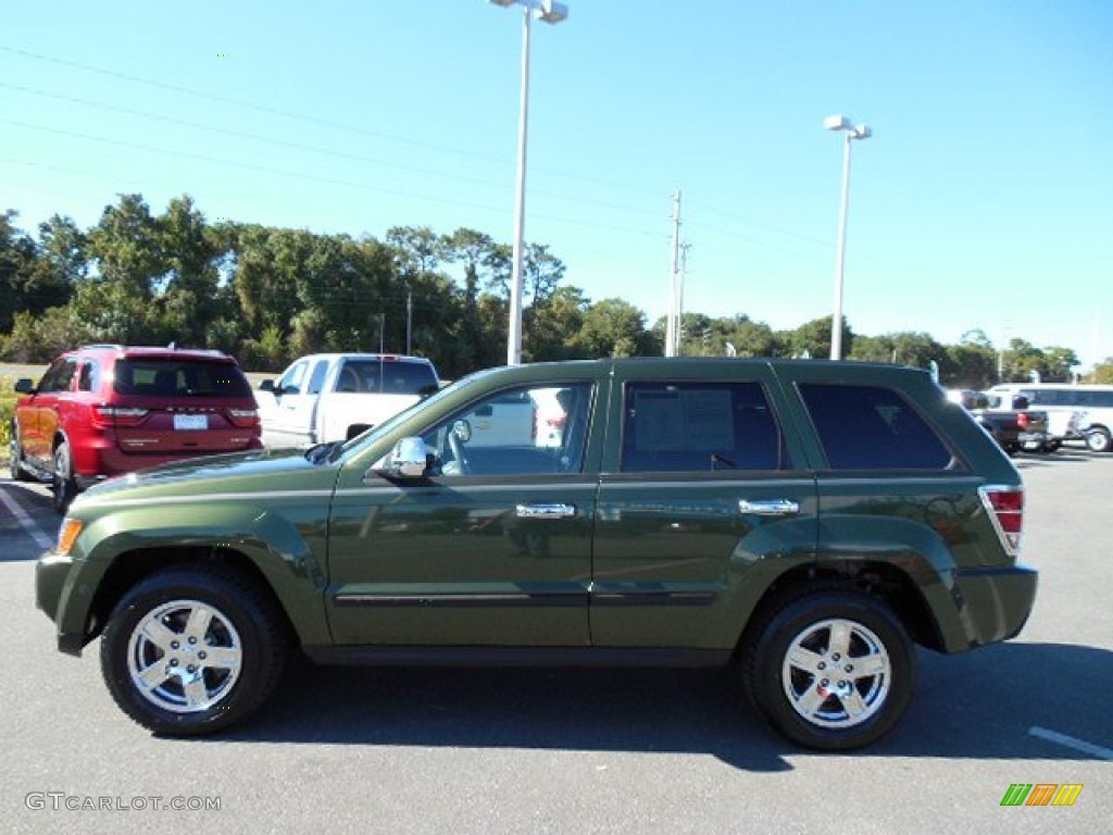 2007 Grand Cherokee Laredo - Jeep Green Metallic / Medium Slate Gray photo #2