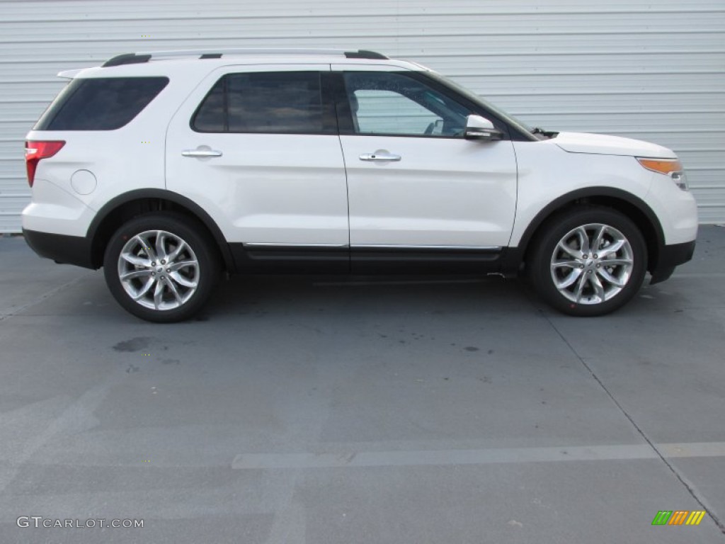 White Platinum 2015 Ford Explorer Limited Exterior Photo #98599373