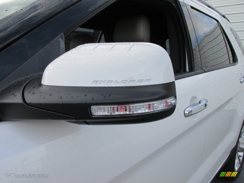 2015 Explorer Limited - White Platinum / Medium Light Stone photo #12