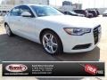 Glacier White Metallic 2015 Audi A6 2.0T Premium Plus quattro Sedan