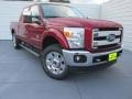 2015 Ruby Red Ford F250 Super Duty King Ranch Crew Cab 4x4  photo #2