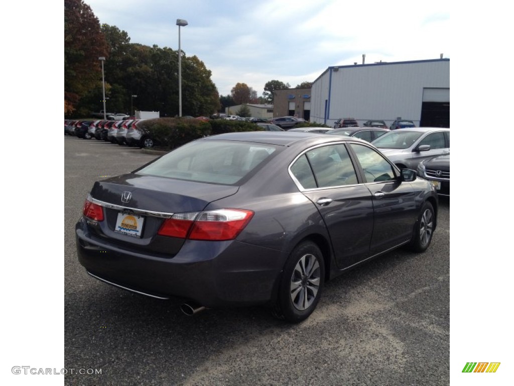 2014 Accord LX Sedan - Modern Steel Metallic / Gray photo #2