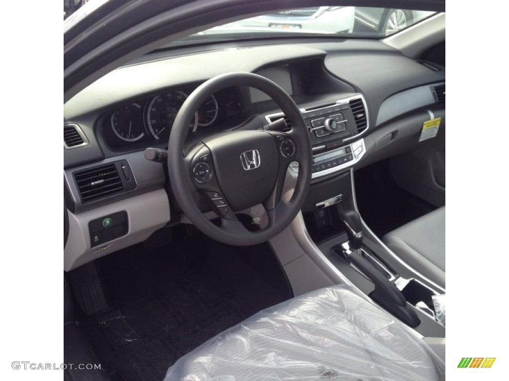 2014 Accord LX Sedan - Modern Steel Metallic / Gray photo #3