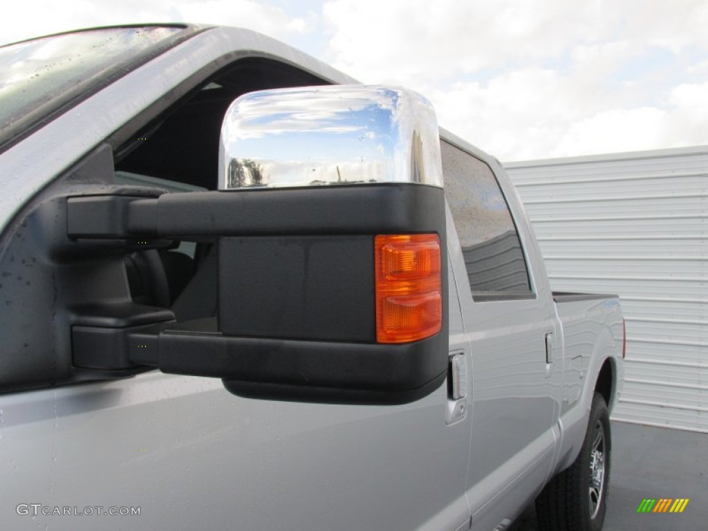 2015 F250 Super Duty Lariat Crew Cab 4x4 - Ingot Silver / Platinum Black photo #13