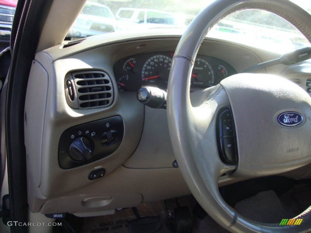 2003 F150 Lariat SuperCrew - Arizona Beige Metallic / Medium Parchment Beige photo #11