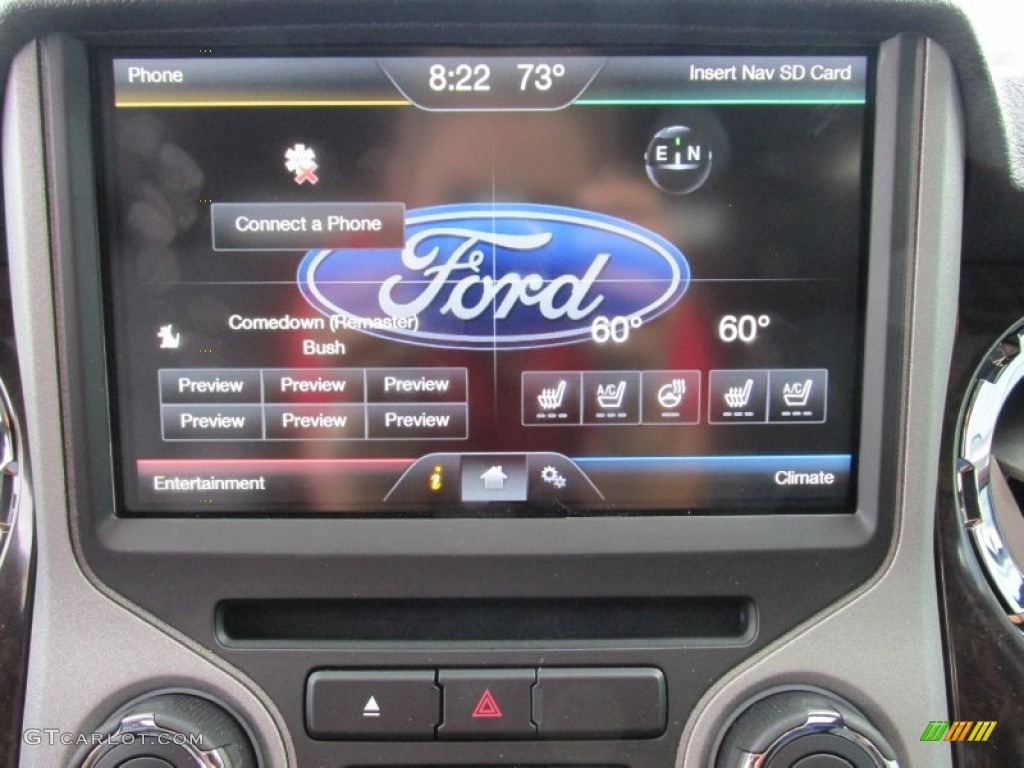 2015 F250 Super Duty Lariat Crew Cab 4x4 - Ingot Silver / Platinum Black photo #32