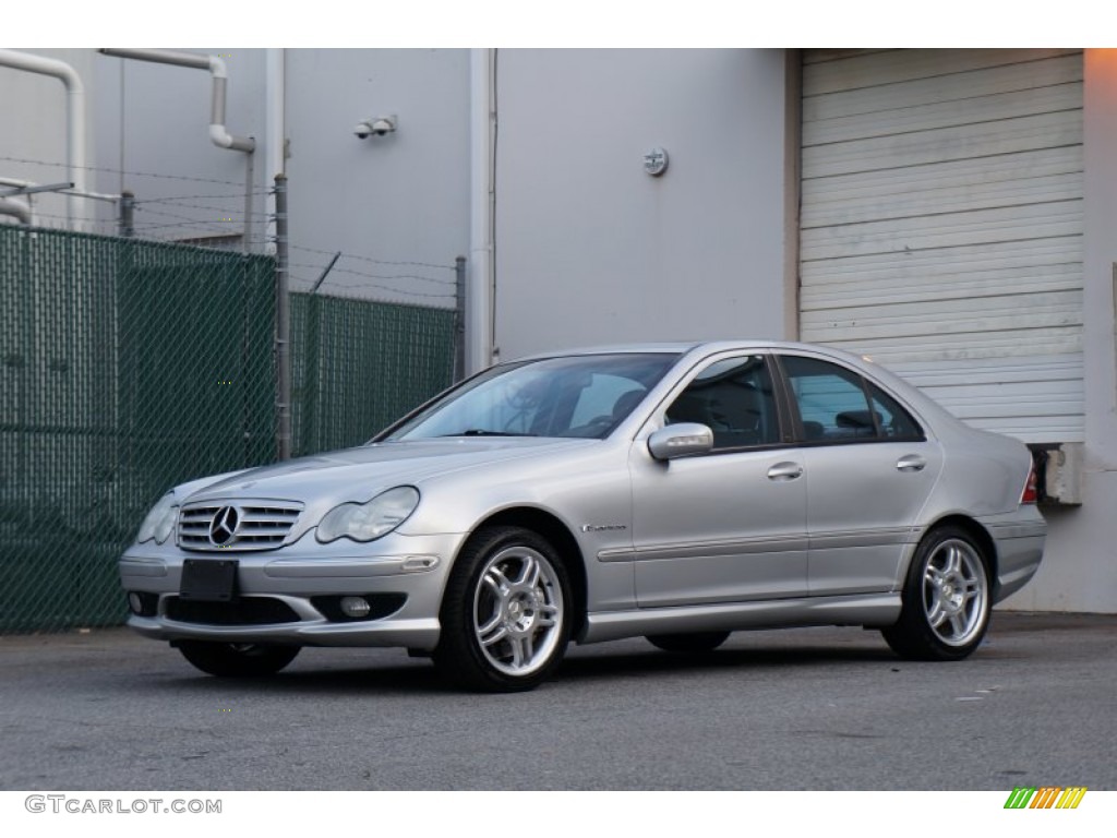 Brilliant Silver Metallic 2003 Mercedes-Benz C 32 AMG Sedan Exterior Photo #98602505