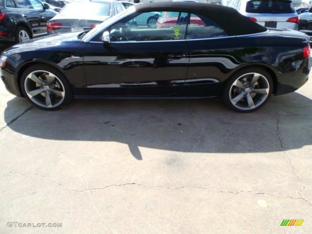 Brilliant Black 2015 Audi S5 3.0T Premium Plus quattro Cabriolet Exterior Photo #98602790