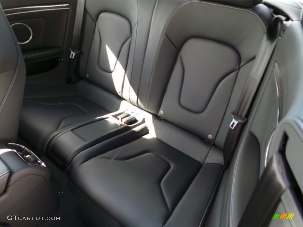 2015 Audi S5 3.0T Premium Plus quattro Cabriolet Rear Seat Photo #98603261