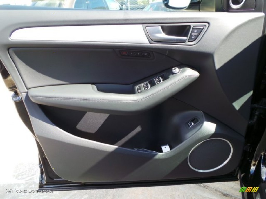 2015 Audi Q5 3.0 TDI Premium Plus quattro Black Door Panel Photo #98603678