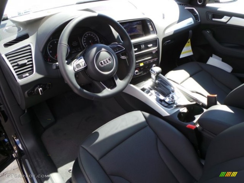 Black Interior 2015 Audi Q5 3.0 TDI Premium Plus quattro Photo #98603721