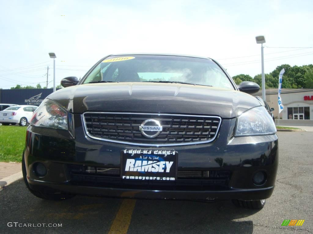 2006 Altima 2.5 S - Super Black / Blond photo #1