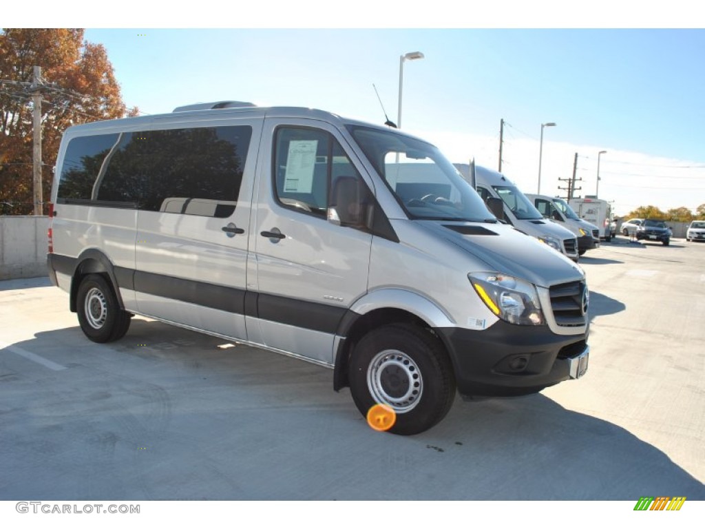 2015 Sprinter 2500 Crew Van - Brilliant Silver Metallic / Black photo #1