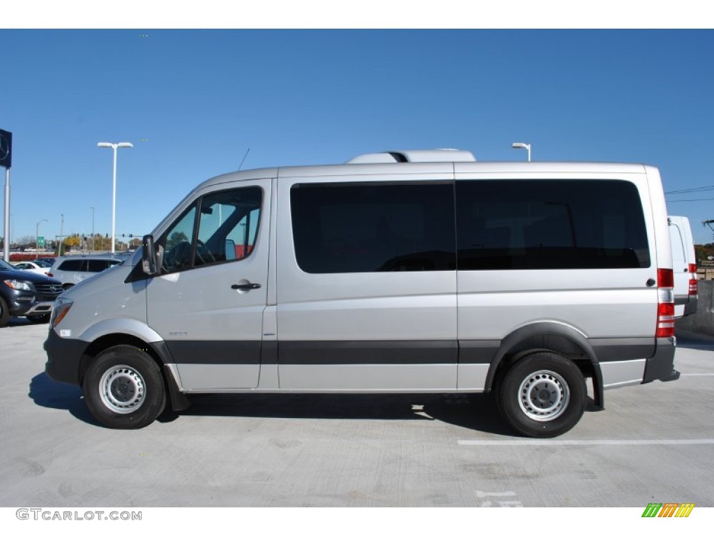 Brilliant Silver Metallic 2015 Mercedes-Benz Sprinter 2500 Crew Van Exterior Photo #98607755