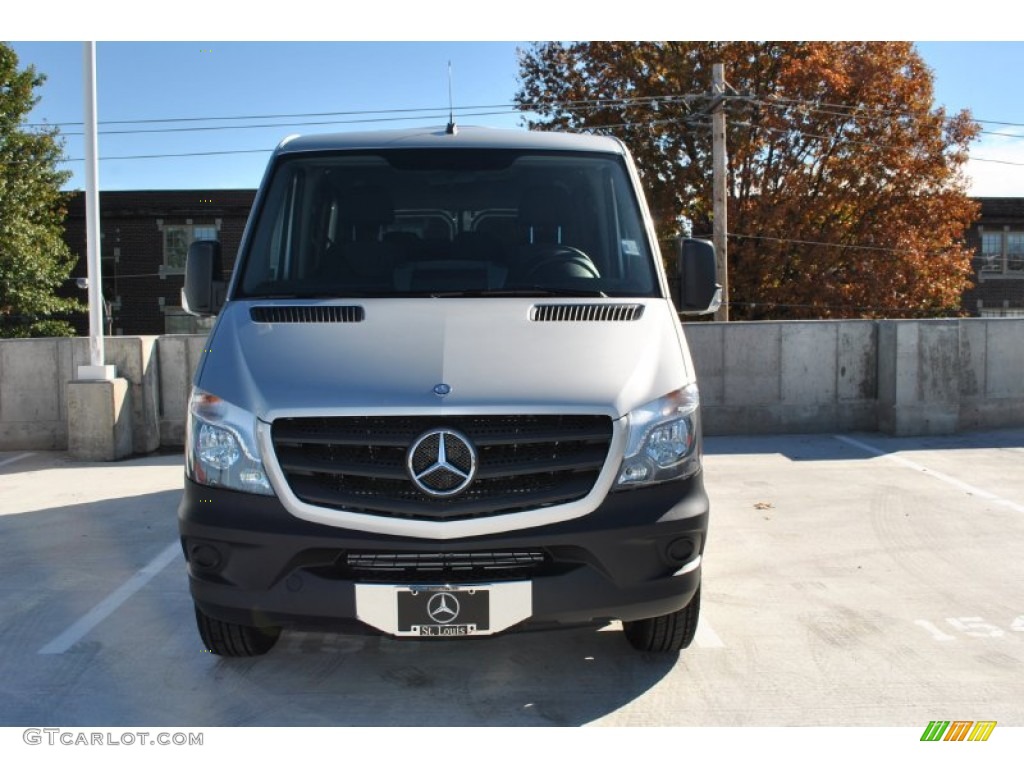 2015 Sprinter 2500 Crew Van - Brilliant Silver Metallic / Black photo #7