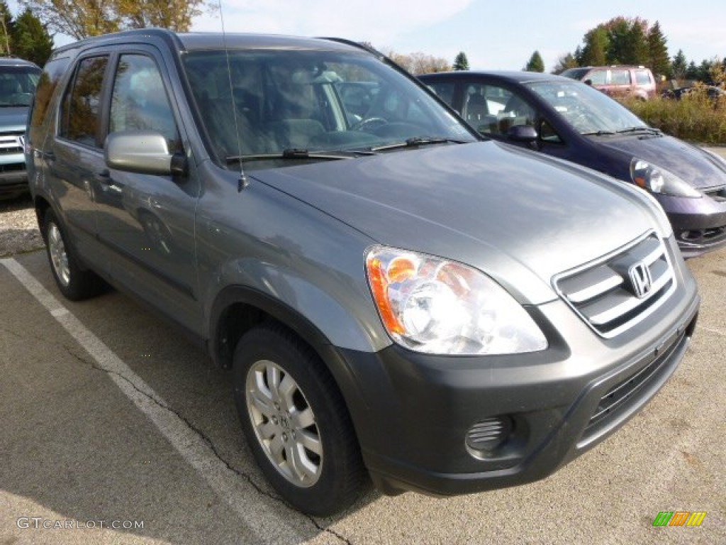 2005 CR-V EX 4WD - Silver Moss Metallic / Black photo #1