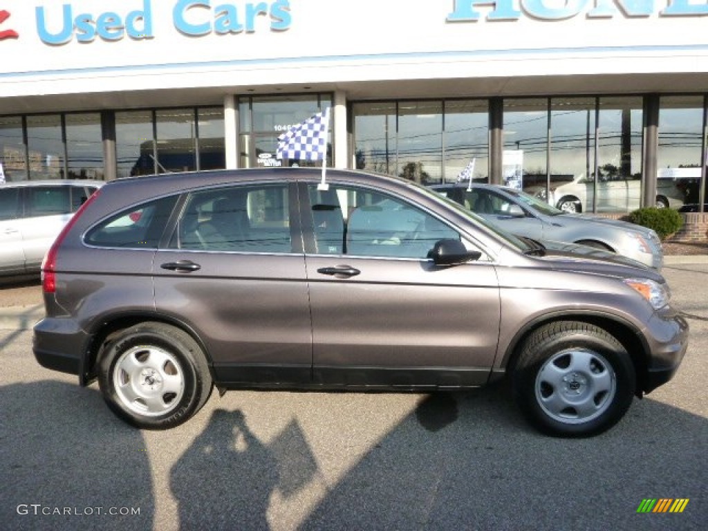 2011 CR-V LX 4WD - Urban Titanium Metallic / Black photo #2