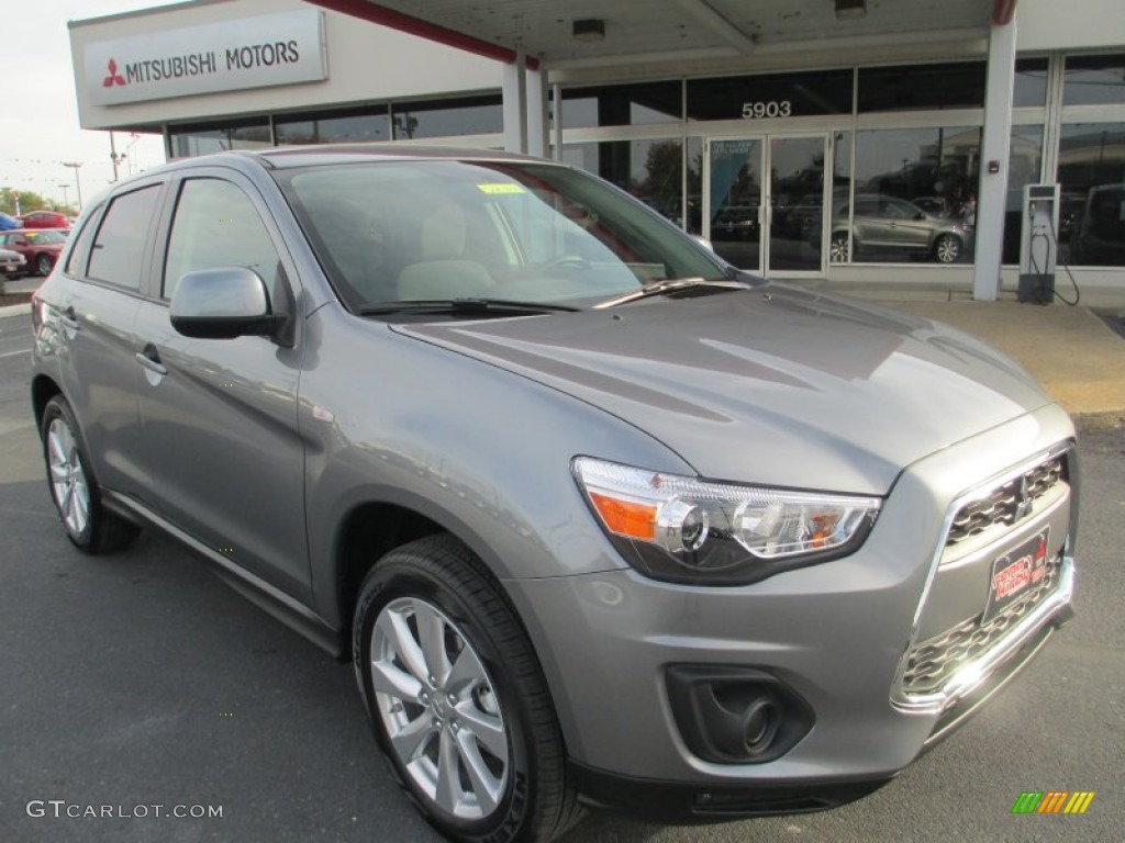 2015 Outlander Sport ES - Mercury Gray / Black photo #1