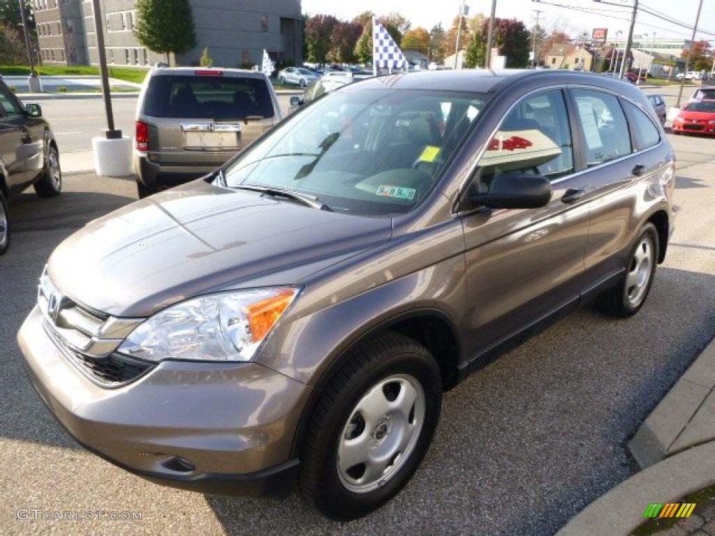 2011 CR-V LX 4WD - Urban Titanium Metallic / Black photo #8