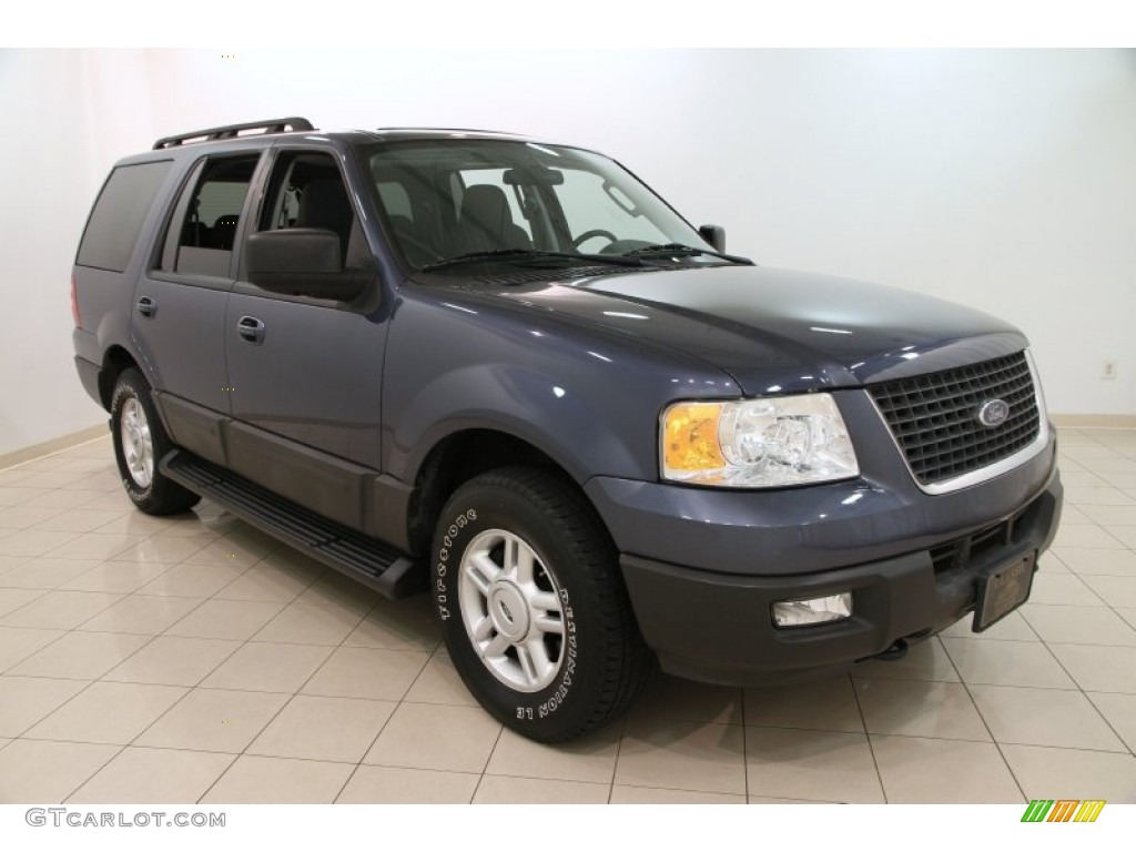2005 Expedition XLT 4x4 - Medium Wedgewood Blue / Medium Flint Grey photo #1