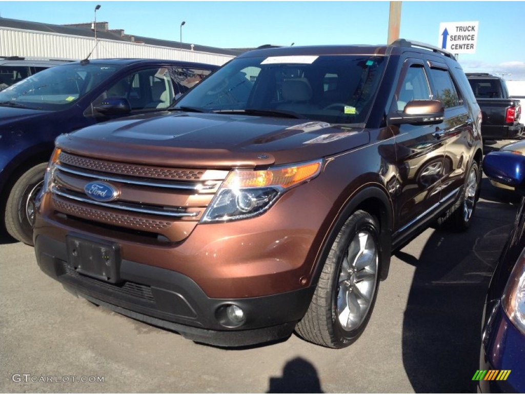 2012 Explorer Limited 4WD - Golden Bronze Metallic / Medium Light Stone photo #3