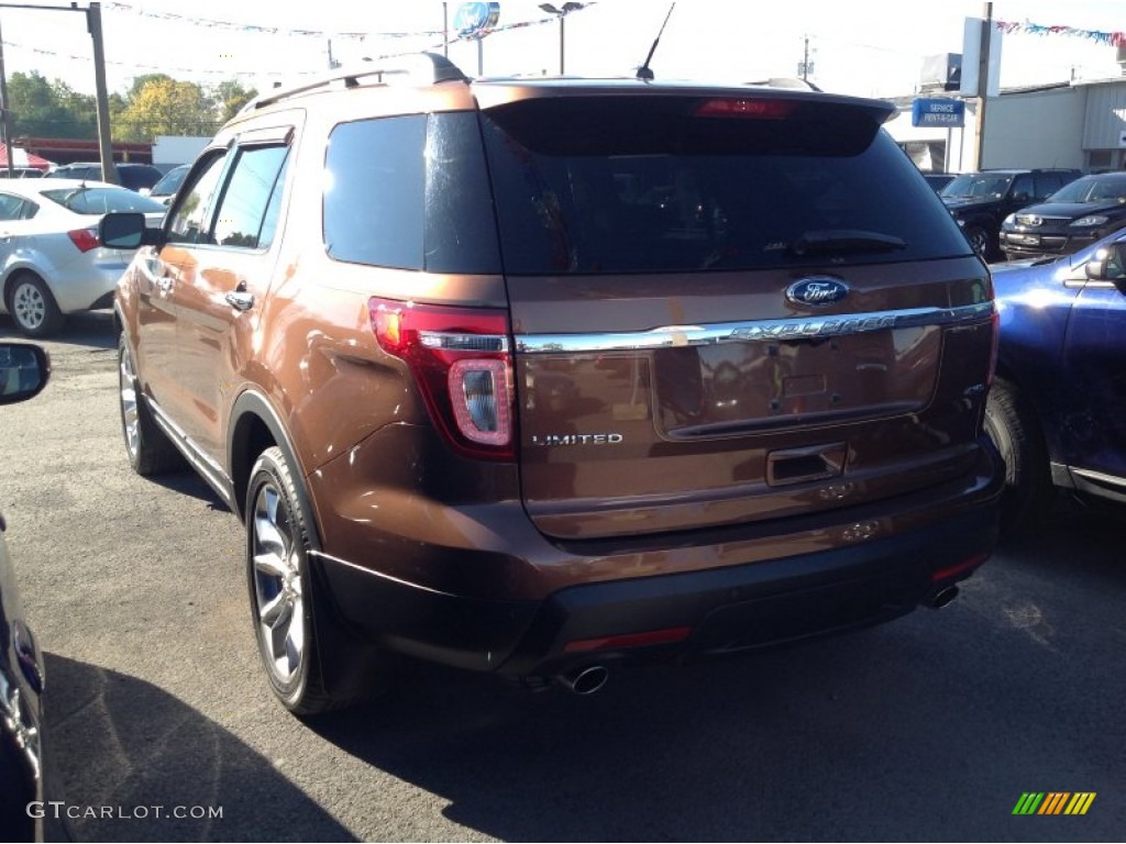 2012 Explorer Limited 4WD - Golden Bronze Metallic / Medium Light Stone photo #4