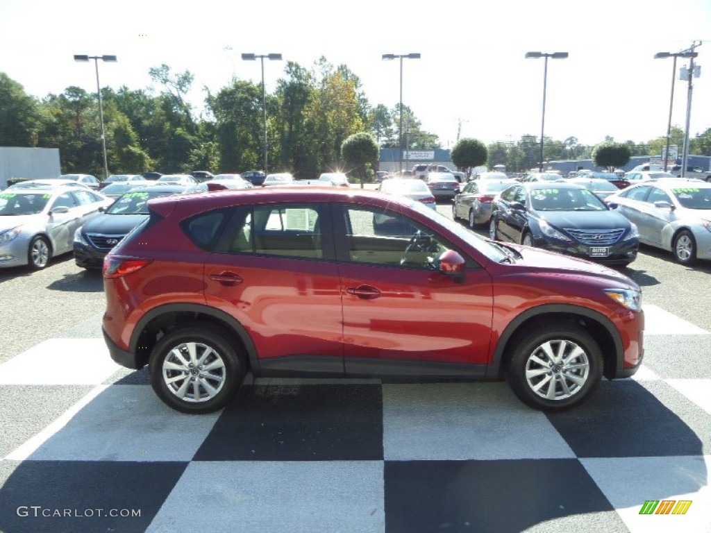 Zeal Red Mica 2013 Mazda CX-5 Sport Exterior Photo #98615912