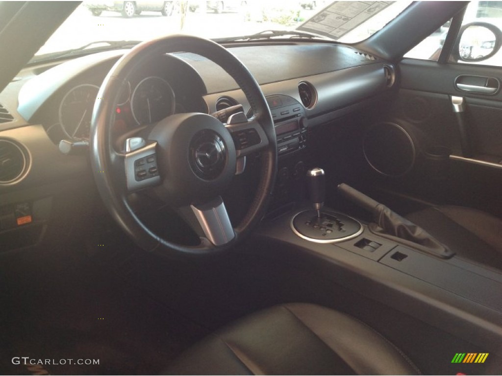 2008 MX-5 Miata Grand Touring Roadster - Galaxy Gray Mica / Black photo #5