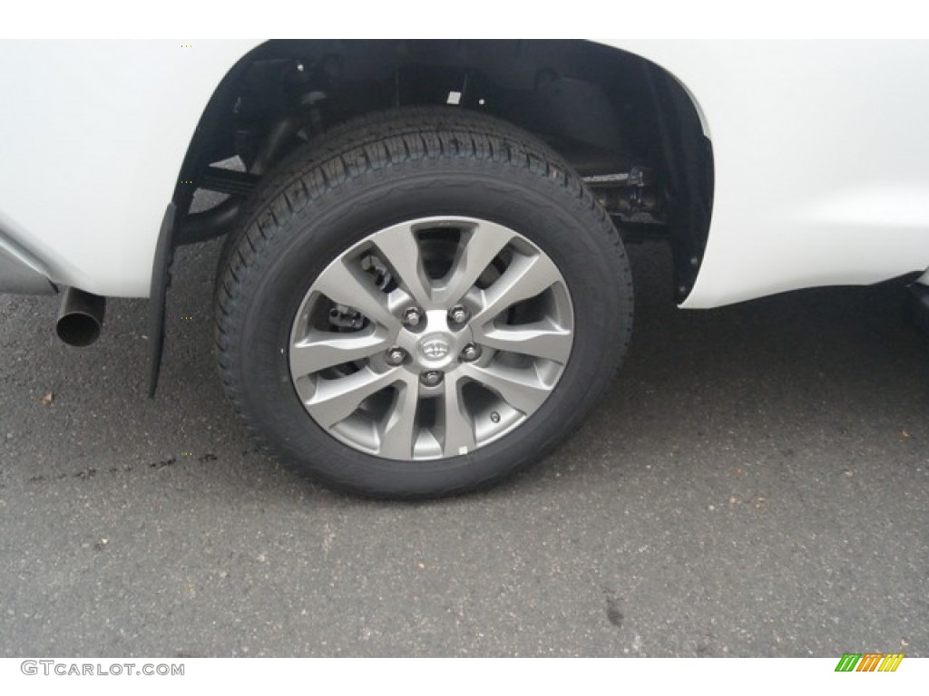 2015 Tundra Limited Double Cab 4x4 - Super White / Graphite photo #11