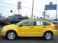 2007 Solar Yellow Dodge Caliber SXT  photo #2