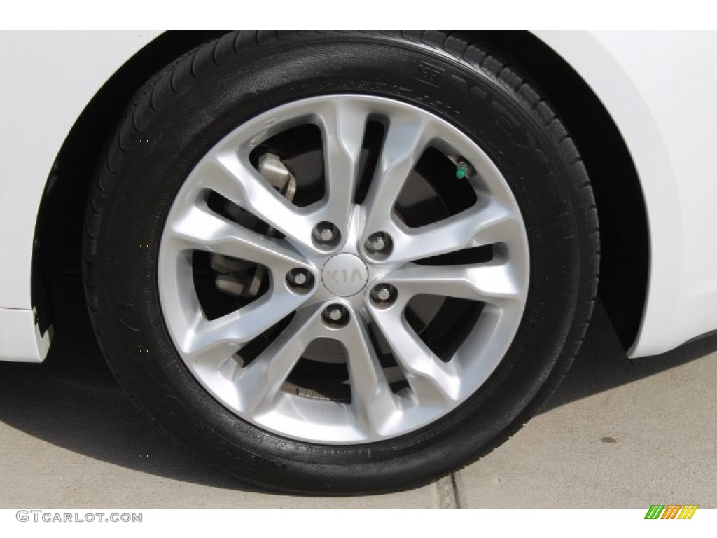 2012 Optima EX - Snow White Pearl / Beige photo #10