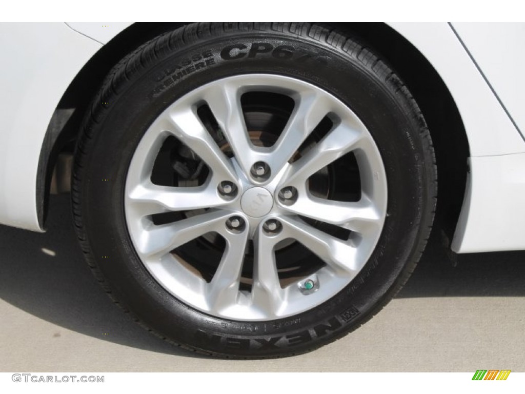 2012 Optima EX - Snow White Pearl / Beige photo #11