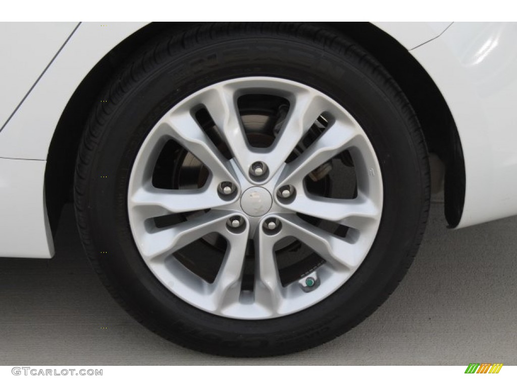 2012 Optima EX - Snow White Pearl / Beige photo #12