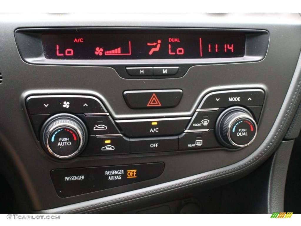 2012 Optima EX - Snow White Pearl / Beige photo #22