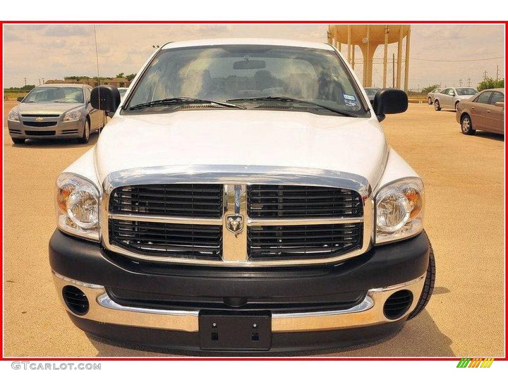 2008 Ram 1500 TRX Quad Cab - Bright White / Medium Slate Gray photo #14