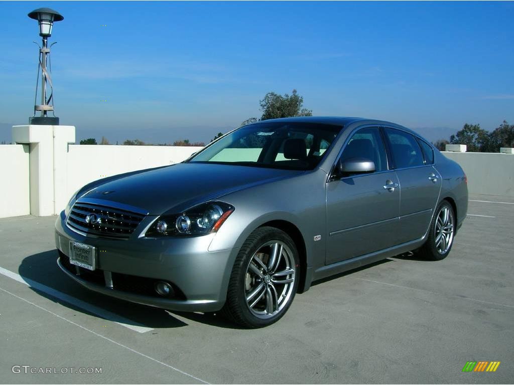 2006 M 35 Sport Sedan - Diamond Graphite Metallic / Graphite photo #1