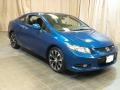 2013 Dyno Blue Pearl Honda Civic Si Coupe  photo #4